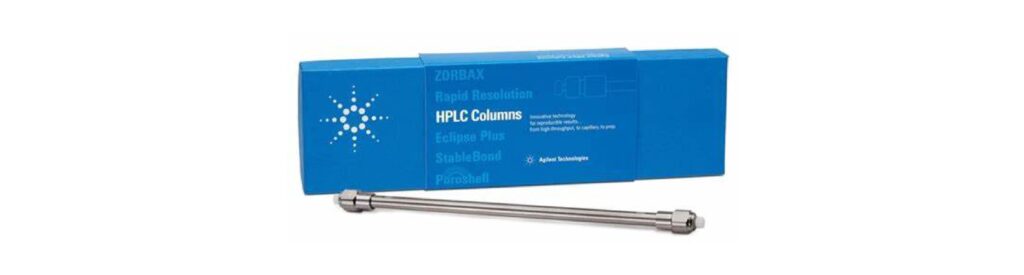 Columnas ZORBAX de Agilent para HPLC, destacadas por su alta resolución, versatilidad y compatibilidad con diferentes fases estacionarias y presiones, optimizando el análisis cromatográfico.